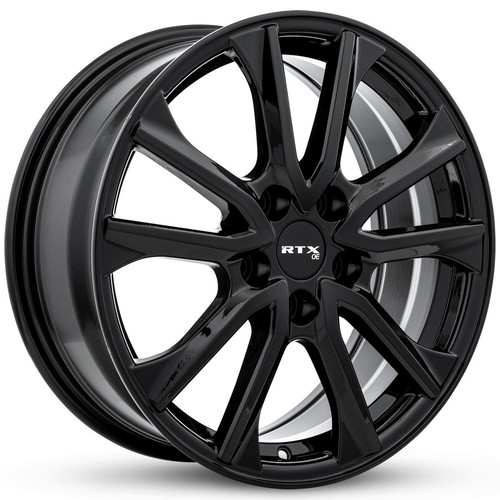 One 18inch gloss black alloy - one,