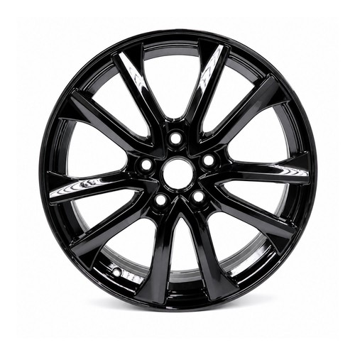 One inch black alloy wheel - one, 17