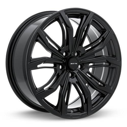 One 17inch black alloy - black, wheels