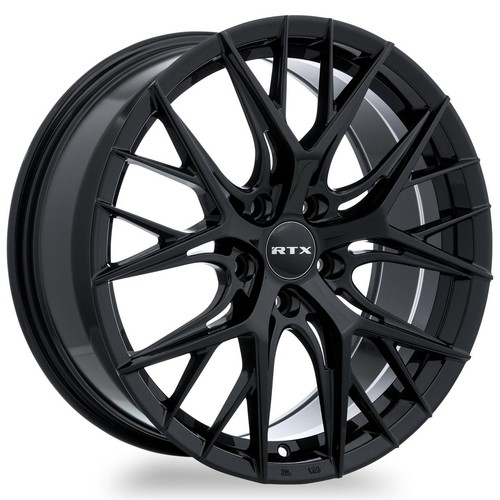 One 17x7 black alloy wheel - 17x7.5,