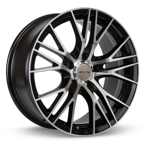 18x8 black alloy wheel - alloy,