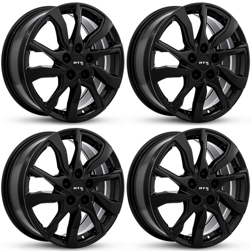 Set gloss black alloy - set, 4
