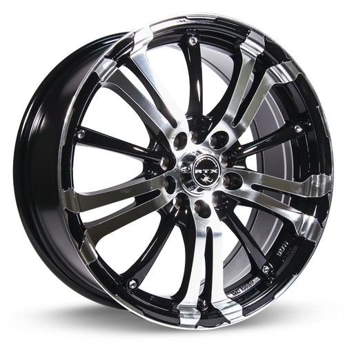 One 18inch black alloy wheels - one,