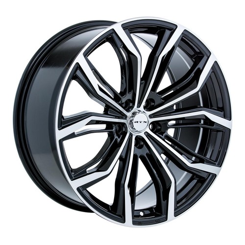 17x7 black alloy wheel rim - black,