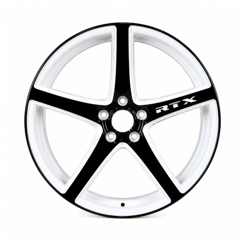 One inch white - white, black