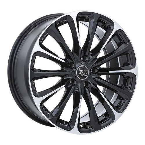 16x7 black alloy wheel rim - 16x7,
